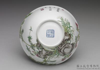 图片[3]-Bowl with flowers and bamboo in falangcai painted enamels, Qing dynasty, Yongzheng reign 1723-1735-China Archive